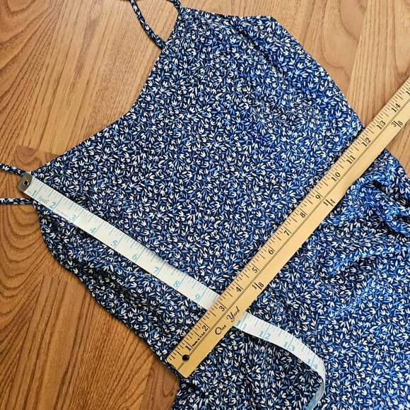 Old Navy Blue Floral A-Line Cami Sundress Dress SP - Picture 5 of 14